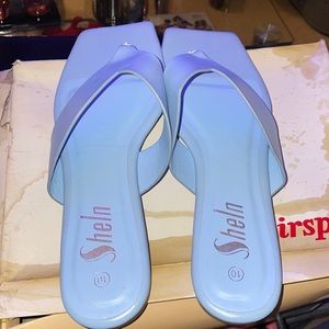 Lightweight Blue sandals brand new
